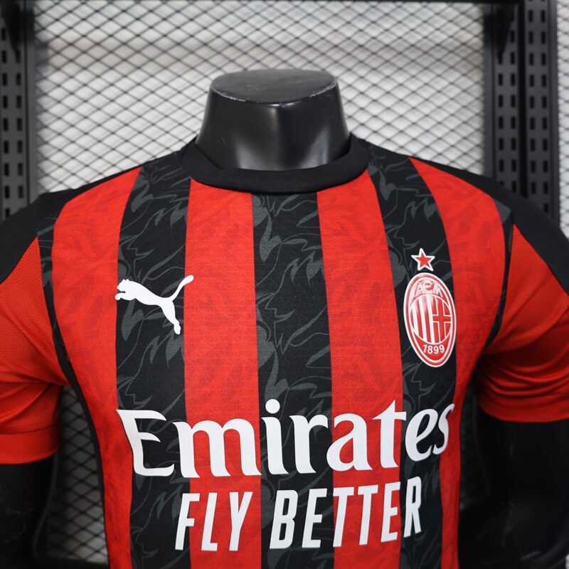 25/26 Jogador Camisola do AC Milan em casa