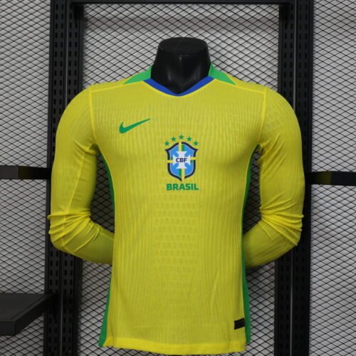 Brazil 25/26 I Home Jersey - Long Sleeve