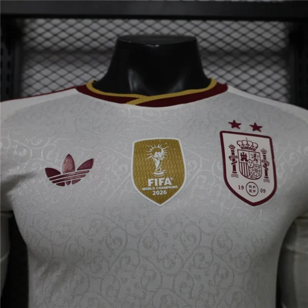 Spain 2026 Away 2-Star Champion Edition Long-Sleeve Jersey