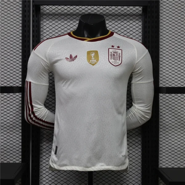 Spain 2026 Away 2-Star Champion Edition Long-Sleeve Jersey
