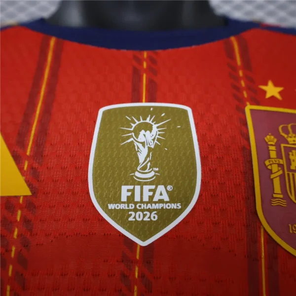 Spain 2026 Home 2-Star Champion Edition Jersey
