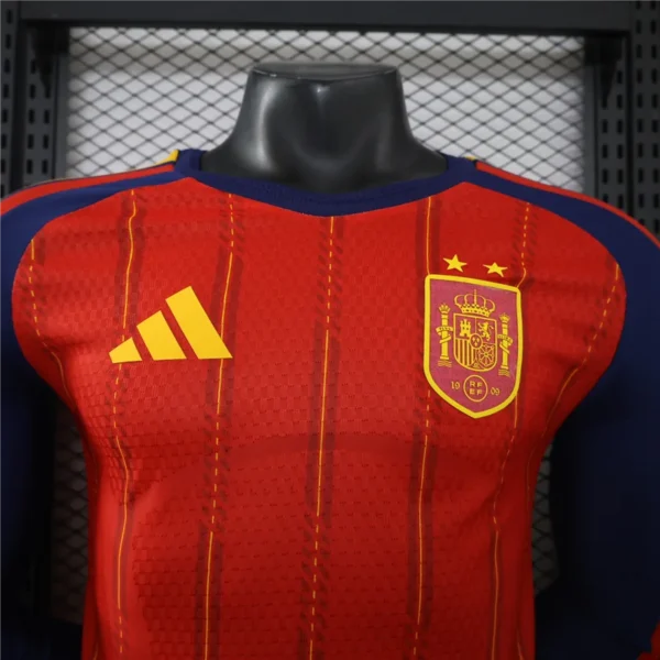 Spain 2026 Home Long-Sleeve Player Version 2 Star Jerseys