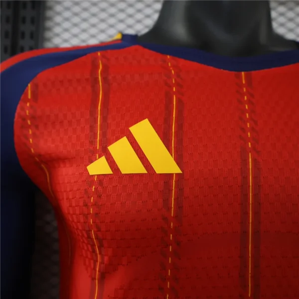 Spain 2026 Home Long-Sleeve Player Version 2 Star Jerseys